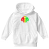 rasta skull and crossbones reggae dub club rave Youth Hoodie