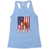usa boxer flag Racerback Tank