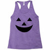 face pumpkin Racerback Tank