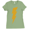 lightning bolt camera flash Ladies Fitted T-Shirt