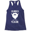 bearded for her pleasure Racerback Tank