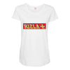 red rizla, ideal gift or birthday present Maternity Scoop Neck T-shirt