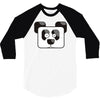 panda pixel 3/4 Sleeve Shirt