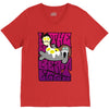 the beateggs !!! purple V-Neck Tee