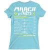 March Girl Facts Pisces Ladies Fitted T-Shirt