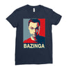 bazinga poster, ideal birthday gift or present Ladies Fitted T-Shirt
