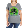 santa claws Ladies Curvy T-Shirt