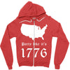 party like it's 1776 Zipper Hoodie