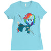 rainbow Ladies Fitted T-Shirt