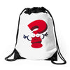 anime funny Drawstring Bags
