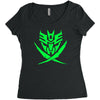 autobot and decepticon symbols Women's Triblend Scoop T-shirt