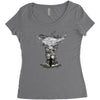 book of gods Women's Triblend Scoop T-shirt