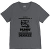 Never Underestimate A Papaw With An Engineer Degree V-Neck Tee