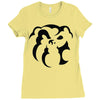 dog face Ladies Fitted T-Shirt