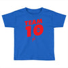 team 10 red Toddler T-shirt