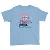 A July Girl Like A Flowers Youth Tee