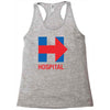 hillary hospital Racerback Tank