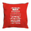 I Am A May Women Throw Pillow