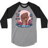Women's March We Will Rise 3/4 Sleeve Shirt