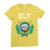 elf christmas Ladies Fitted T-Shirt