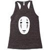 no face spirited away Racerback Tank