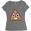 pizza shit Women's Triblend Scoop T-shirt