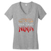 the last ninja Women's V-Neck T-Shirt