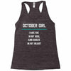 October Girl Racerback Tank