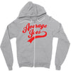mens dodgeball average joe's joes Zipper Hoodie
