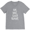 Eat Sleep Bike Repeat V-Neck Tee