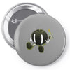 self destruction Pin-back button