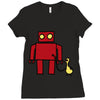 bird powered robot Ladies Fitted T-Shirt