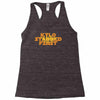 kylo stabbed first Racerback Tank