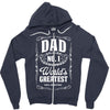 dad number one world's greatest Zipper Hoodie