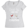 drink up grinches it's christmas Women's Triblend Scoop T-shirt