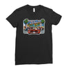 mens retro game out run, ideal gift or birthday present. Ladies Fitted T-Shirt