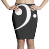 bass clef hat Pencil Skirts