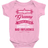 They Call Me Granny Partner In Crime Funny Baby Onesie