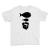 big fish little fish cardboard box   music t shirt Youth Tee