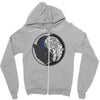 sci fi yin yang Zipper Hoodie