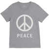 peace sign V-Neck Tee