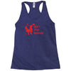 don't stop believin funny christmas Racerback Tank