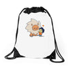 bffs (steven and lion) Drawstring Bags