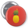 pineapple christmas tree Pin-back button