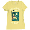 reading is fun Ladies Fitted T-Shirt