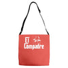 el compadre   the godfather in spanish espanol movie symbol mexcian te Adjustable Strap Totes