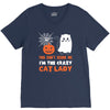 i'm the crazy cat lady V-Neck Tee
