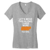 i have more trick or treating Women's V-Neck T-Shirt