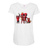 deadpool family portrait Maternity Scoop Neck T-shirt