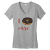 i donut care Women's V-Neck T-Shirt